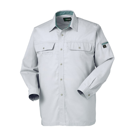 制電長袖シャツ【25486-KRO】 40.グレー