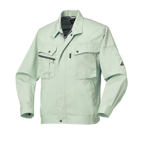 銀ナノ抗菌防臭加工長袖ジャンパー【254931-KRO】 89.アースグリーン