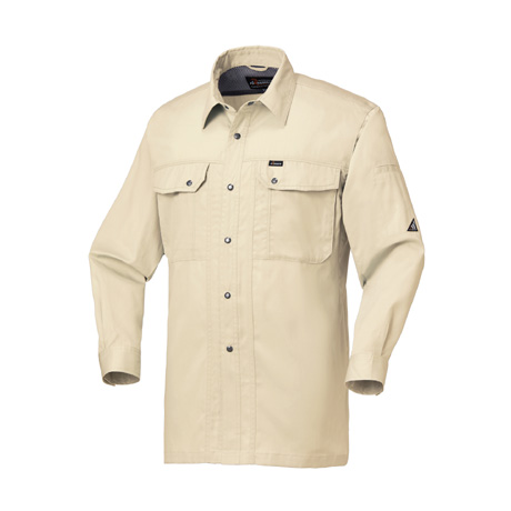 形態安定長袖シャツ【25524-KRO】 20.アイボリー