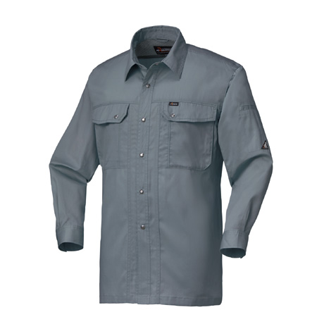 形態安定長袖シャツ【25524-KRO】 85.グリーン