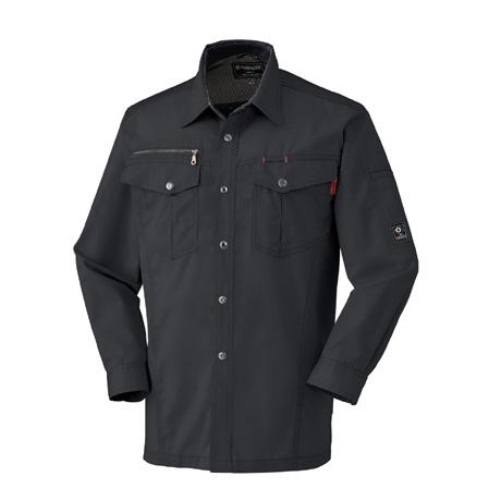 長袖シャツ【25593-KRO】 47.スミクロ