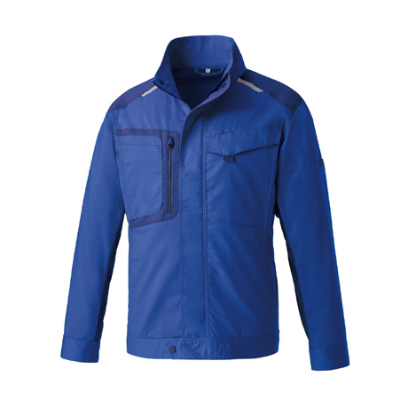 ストレッチ長袖ジャンパー【256771-KRO】 10.ブルー