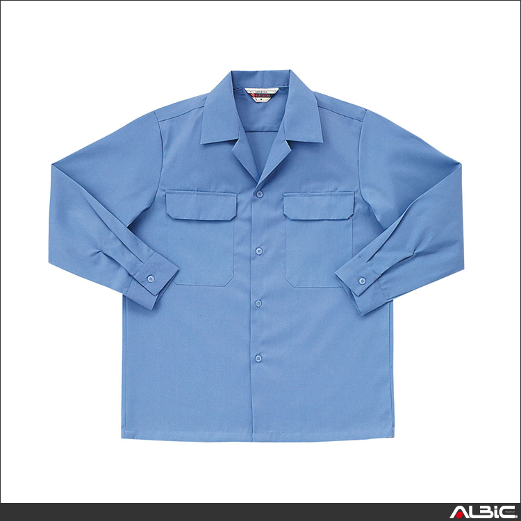 帯電防止長袖開衿シャツ【25700-KRO】 商品写真