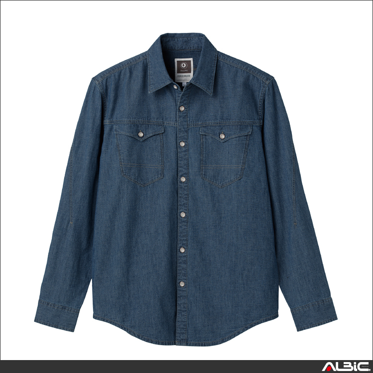 長袖シャツ 【 25877-kro クロダルマ 】 - ユニフォーム ステーション