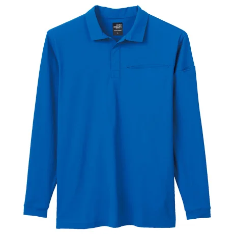 長袖ポロシャツ ブルー 【25903-KRO】 