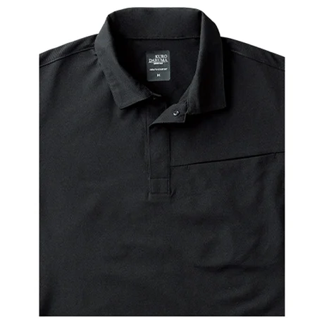 長袖ポロシャツ ブラック 【25903-KRO】 