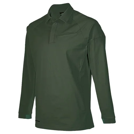 作業服 長袖ポロシャツ モスグリーン 【25906-KRO】 