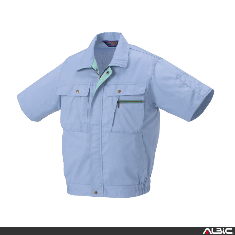 抗菌防臭半袖ジャンパー【26012-KRO】 商品写真