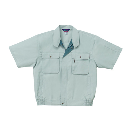 制電半袖ジャンパー【26070-KRO】 890.スモークグリーン