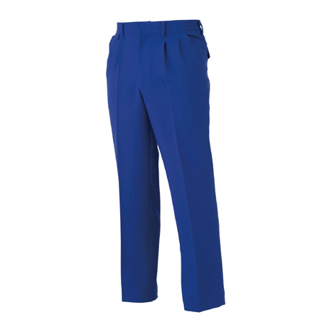 東レリサイクロン素材シャーリングツータックパンツ【2622-BBO】 53.ロイヤルブルー