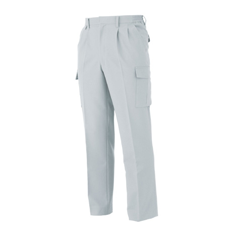 東レリサイクロン素材シャーリングツータックカーゴパンツ【2624-BBO】 61.シルバーグレー