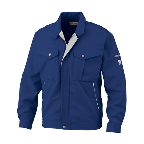 東レリサイクロン素材ジャケット【2625-BBO】 56.ブルー×シルバーグレー