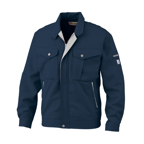 東レリサイクロン素材ジャケット【2625-BBO】 58.ネイビー×シルバーグレー