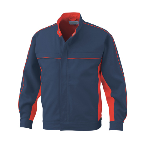 東レリサイクロン素材ジャケット【2626-BBO】 55.ネイビー×オレンジ