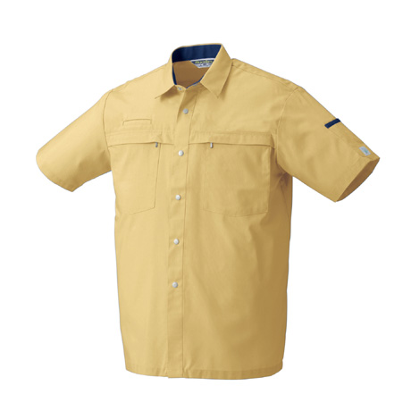 エコ素材半袖シャツ【26370-KRO】 27.マスタード