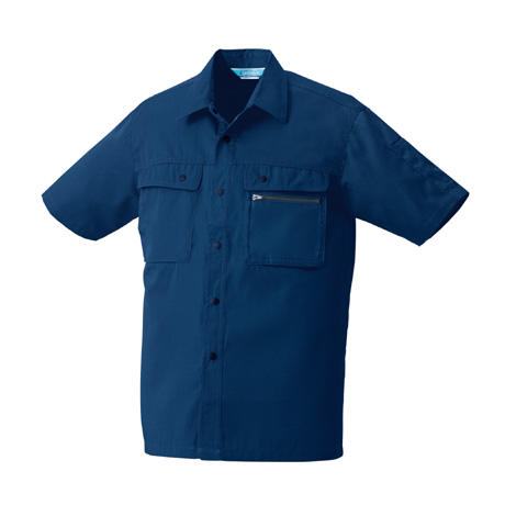 制電半袖シャツ【26371-KRO】 11.ネイビー