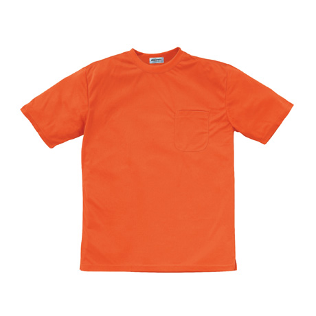 吸汗速乾半袖Tシャツ【26443-1-KRO】 28.オレンジ