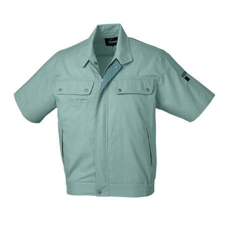 制電半袖ジャンパー【26487-KRO】 89.アースグリーン