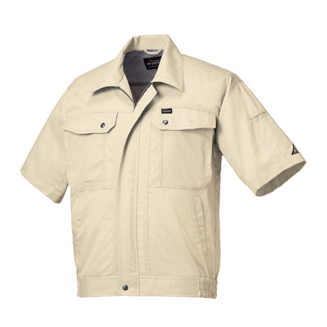 形態安定半袖ジャンパー【265241-KRO】 20.アイボリー