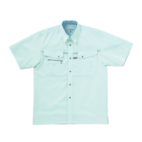 吸汗速乾半袖シャツ【26541-KRO】 15.ミントブルー