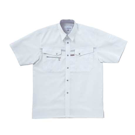 吸汗速乾半袖シャツ【26541-KRO】 40.シルバーグレー