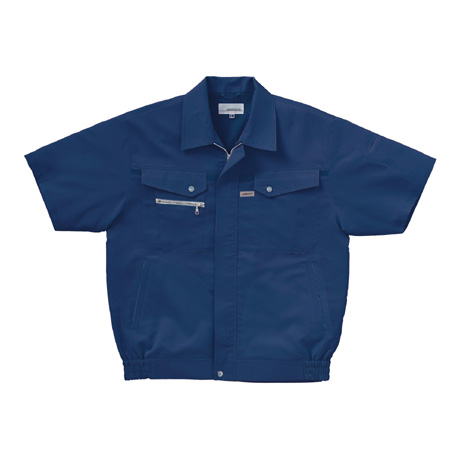 吸汗速乾半袖ジャンパー【265411-KRO】 11.ネイビー