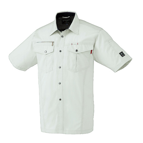 制電半袖シャツ【26593-KRO】 40.シルバー