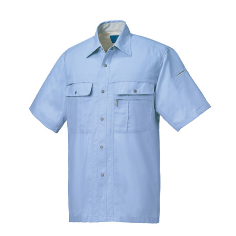 エコ素材半袖シャツ【26618-KRO】 79.パープル