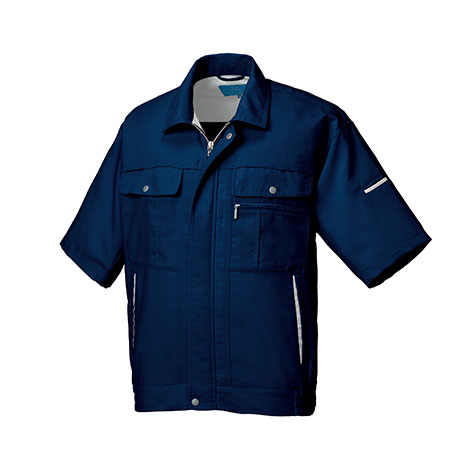 エコ素材半袖ジャンパー【266181-KRO】 11.ネイビー