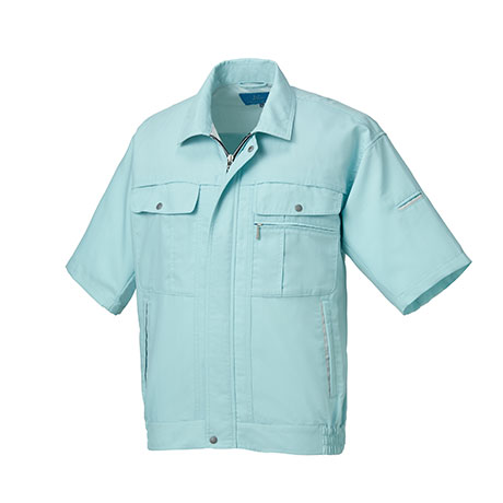 エコ素材半袖ジャンパー【266181-KRO】 85.パウダーグリーン