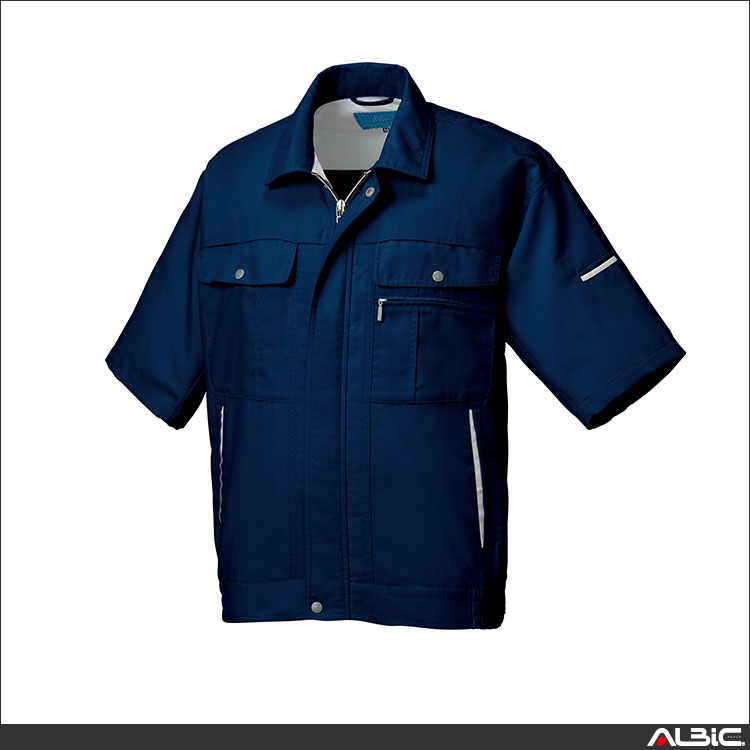 エコ素材半袖ジャンパー【266181-KRO】 商品写真