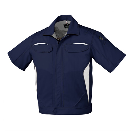 ストレッチ半袖ジャンパー【266651-KRO】 11.ネイビー