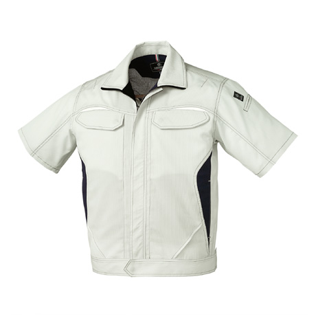 ストレッチ半袖ジャンパー【266651-KRO】 40.シルバー