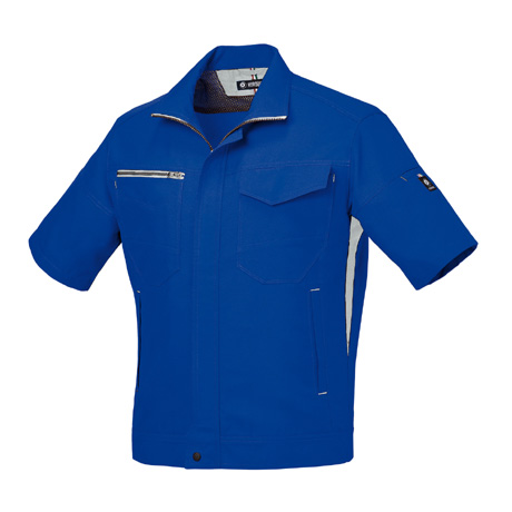 吸汗速乾半袖ジャンパー 【 クロダルマ 266681-kro 】 - ユニフォーム