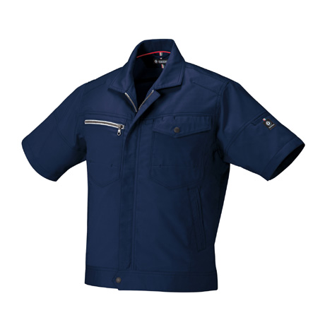 吸汗速乾半袖ジャンパー【266711-KRO】 11.ネイビー