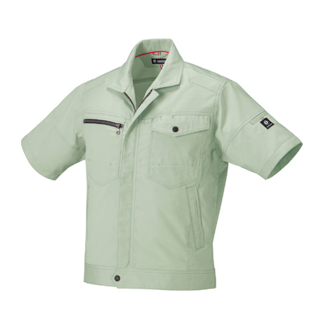 吸汗速乾半袖ジャンパー【266711-KRO】 89.アースグリーン