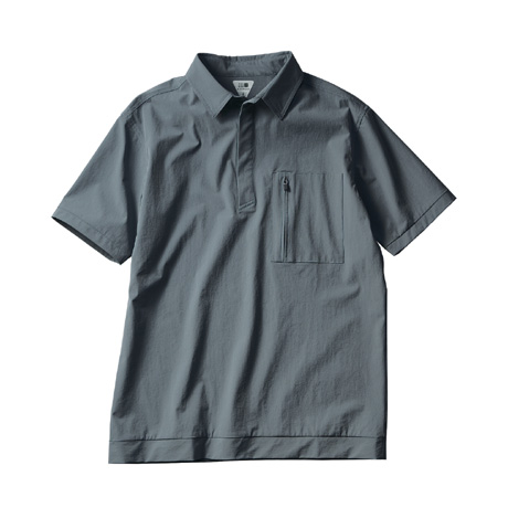 軽量ストレッチ半袖ポロシャツ【26681-KRO】 46.オリーブ