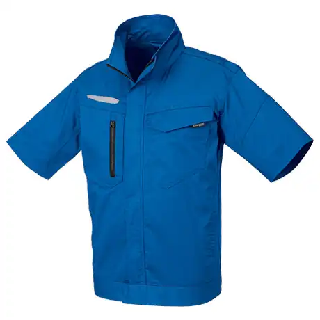 作業服 半袖ジャンパー ロイヤルブルー 【266841-KRO】 