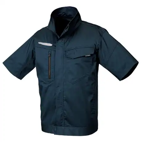 作業服 半袖ジャンパー ネイビー 【266841-KRO】 