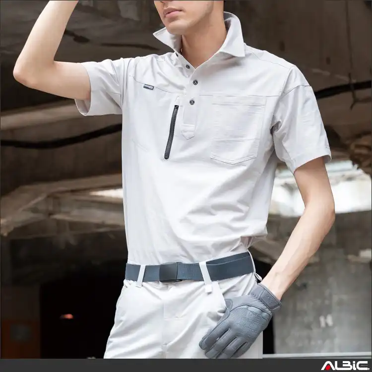 作業服 半袖ポロシャツ 【26686-KRO】 商品写真