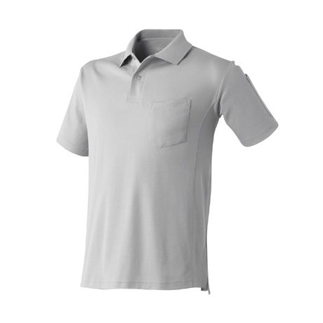 吸汗速乾半袖ポロシャツ【270015-ATK】 07.グレー
