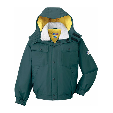 防水防寒ブルゾン（フード付）【28060-JIC】 C012.グリーン