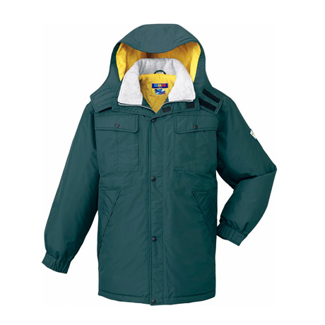 防水防寒コート（フード付I【28063-JIC】 C012.グリーン