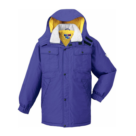 防水防寒コート（フード付I【28063-JIC】 C086.パープル