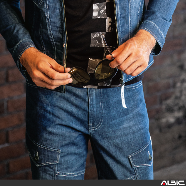 冷感ストレッチカーゴパンツ【2816-XEB】 商品写真