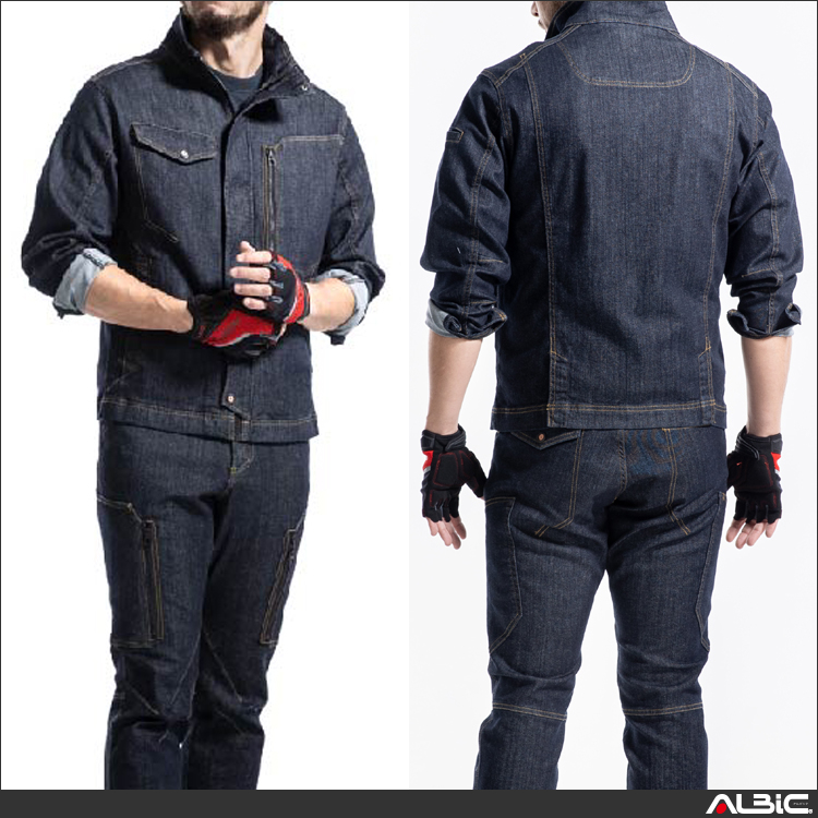 KANSAIデニム長袖ブルゾン【30012-OKH】 商品写真