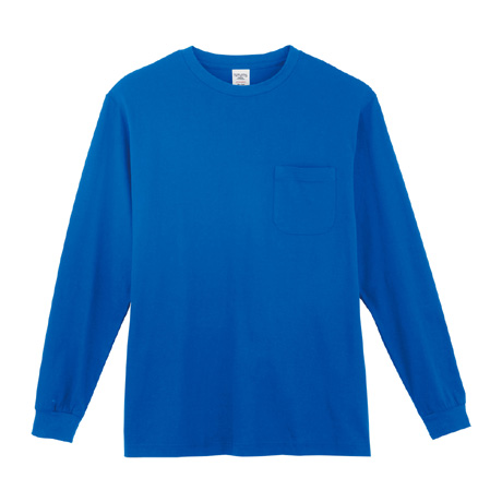 天竺長袖Tシャツ【3008-COC】 6.ブルー
