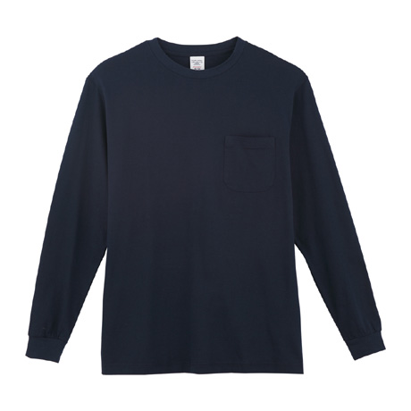 天竺長袖Tシャツ【3008-COC】 13.ブラック