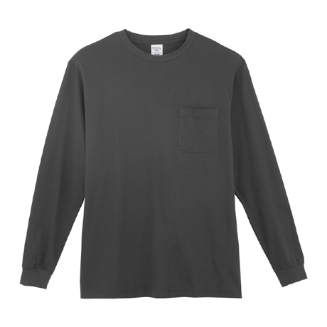 天竺長袖Tシャツ【3008-COC】 23.チャコール