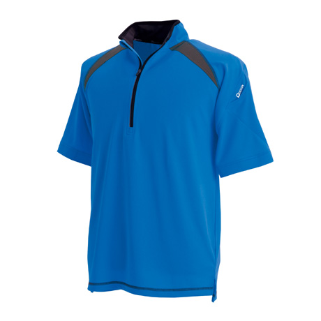 ショートスリーブハーフジップ【3015-TSD】 41.ロイヤルブルー